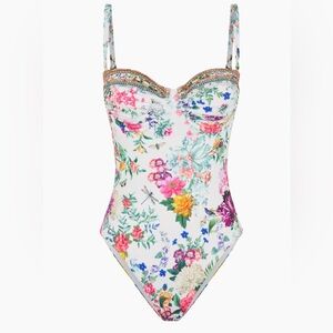 Camilla Floral Underwire One-Piece Swimsuit - Small